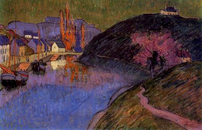 Il porto di Pont-Aven, Bretagna, 1891 da Emile Jourdan